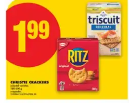 No Frills CHRISTIE CRACKERS, 180-200 G offer