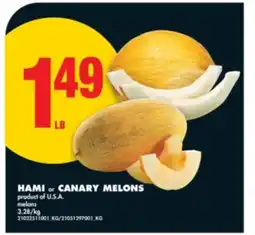 No Frills HAMI OR CANARY MELONS offer