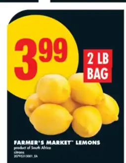 No Frills FARMER'S MARKET LEMONS, 2 LB BAG offer