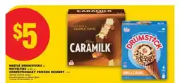 No Frills NESTLÉ DRUMSTICKS or NOVELTIES, 4-10' s or CONFECTIONARY FROZEN DESSERT, 1.5 L offer
