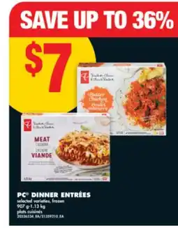 No Frills PC DINNER ENTRÉES, 907 g-1.13 kg offer