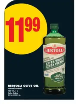 No Frills BERTOLLI OLIVE OIL, 750 mL/1 L offer