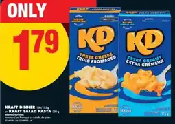 No Frills KRAFT DINNER, 156/175 G OR KRAFT SALAD PASTA, 200 G offer
