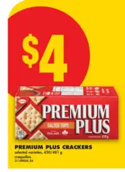 No Frills PREMIUM PLUS CRACKERS, 450/481 g offer