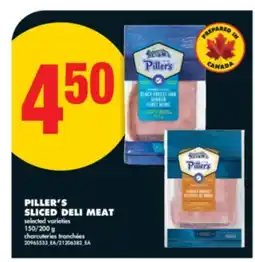No Frills PILLER'S SLICED DELI MEAT, 150/200 G offer