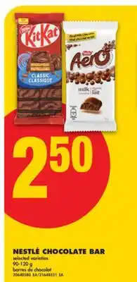 No Frills NESTLÉ CHOCOLATE BAR, 90-120 g offer
