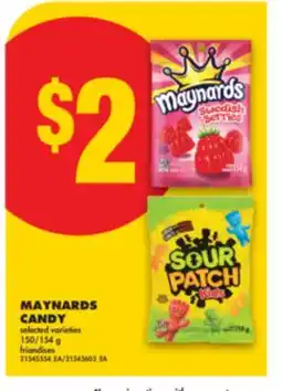No Frills MAYNARDS CANDY, 150/154 G offer