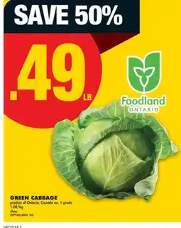 No Frills GREEN CABBAGE offer
