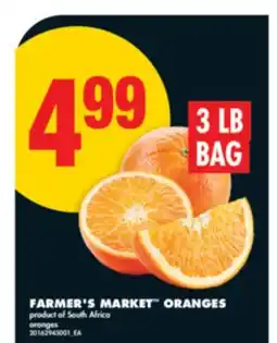 No Frills FARMER'S MARKET ORANGES, 3 LB BAG offer
