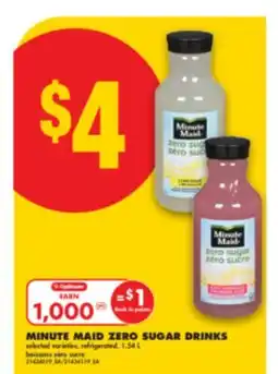 No Frills MINUTE MAID ZERO SUGAR DRINKS, 1.54 L offer