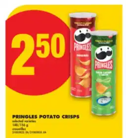 No Frills PRINGLES POTATO CRISPS, 148/156 G offer