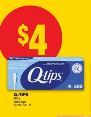 No Frills Q-TIPS, 500' s offer