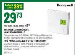 BMR THERMOSTAT NUMÉRIQUE NON PROGRAMMABLE offer