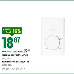 BMR THERMOSTAT MÉCANIQUE offer