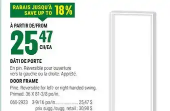 BMR BÂTI DE PORTE offer