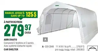 BMR ABRI D'AUTO offer