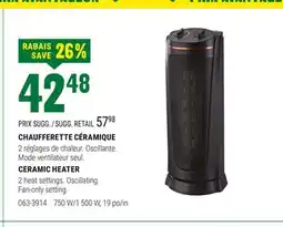 BMR CHAUFFERETTE CÉRAMIQUE offer