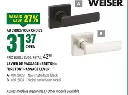 BMR LEVIER DE PASSAGE BRETON offer