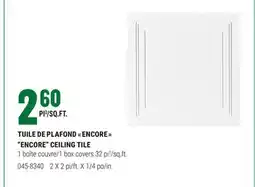 BMR TUILE DE PLAFOND ENCORE offer