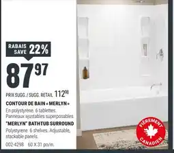 BMR CONTOUR DE BAIN MERLYN offer