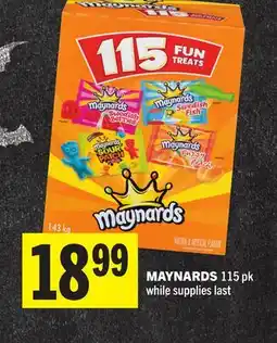 Foodland MAYNARDS 115 pk offer