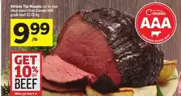 Foodland Sirloin Tip Roasts offer