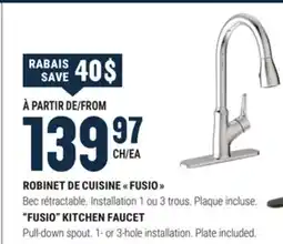 BMR ROBINET DE CUISINE FUSIO offer