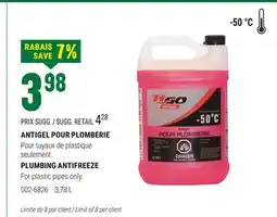 BMR ANTIGEL POUR PLOMBERIE offer