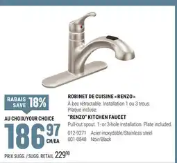 BMR ROBINET DE CUISINE RENZO offer