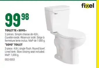 BMR TOILETTE SOYO offer