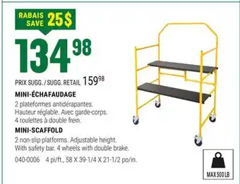 BMR MINI-SCAFFOLD offer