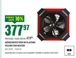 BMR AÉROCONVECTEUR DE PLAFOND offer