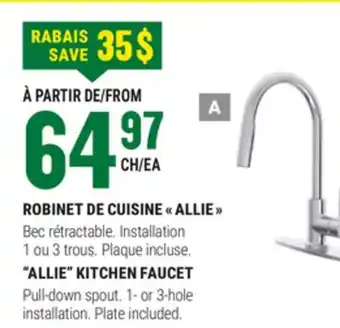 BMR ROBINET DE CUISINE ALLIE offer