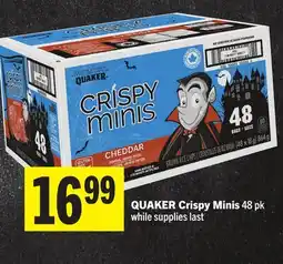 Foodland QUAKER Crispy Minis offer