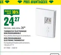 BMR THERMOSTAT ÉLECTRONIQUE NON PROGRAMMABLE offer