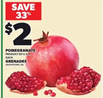 Independent Grocer POMEGRANATE offer
