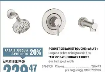 BMR ROBINET DE BAIN ET DOUCHE  ARLYS  offer