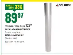 BMR RIGID CHIMNEY PIPE offer