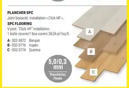 BMR PLANCHER SPC offer