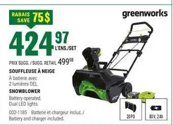 BMR SOUFFLEUSE À NEIGE offer