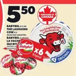 Independent Grocer BABYBEL 6'S OR THE LAUGHING COW 8'S offer