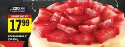 Foodland Cheesecakes 6 offer
