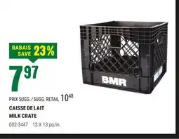 BMR CAISSE DE LAIT offer