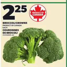 Independent Grocer BROCCOLI CROWNS, EACH offer