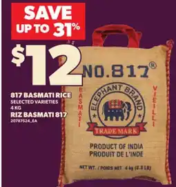Independent Grocer 817 BASMATI RICE, 4 KG offer