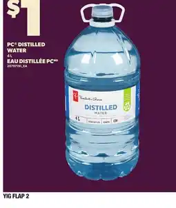 Independent Grocer PC DISTILLED WATER, 4 L offer