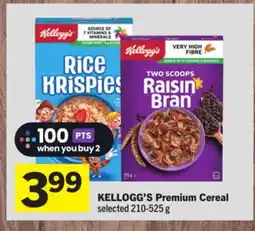 Foodland KELLOGG'S Premium Cereal offer