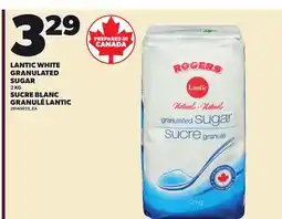 Independent Grocer LANTIC WHITE GRANULATED SUGAR, 2 KG offer