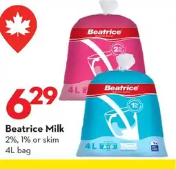 Longo's Beatrice Milk offer