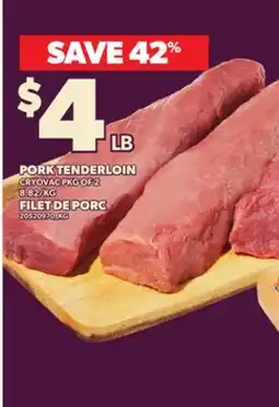 Independent Grocer PORK TENDERLOIN offer